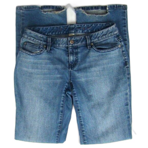 Ann Taylor Loft Jeans Curvy Bootcut size 0 - Picture 1 of 6